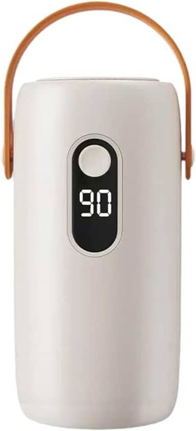 Secadora de roupas portátil, mini secadora de viagem, prática, compacta e inteligente, 200W, branca, ideal para apartamentos, estúdios, trailers,