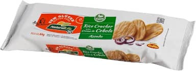 Rice Cracker Natural Life - Sabor Creme de Cebola - Sem Glúten - Vegano - 84g