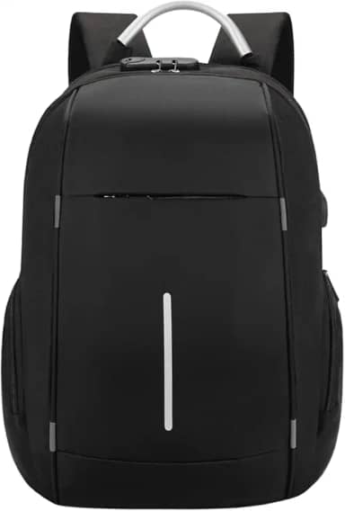 Mochila Impermeável USB Senha Reforçada Executiva