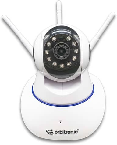 Câmera Segurança 3 Antenas Robo Baba Pet Ip Onvif Wifi Noturna Orbitronic