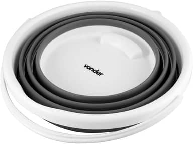 Balde dobrável, 10 litros, Vonder.