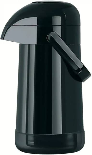 Garrafa Térmica Magic Pump cor Preto 500ml - Jato forte. Exclusivo sistema anti-pingos