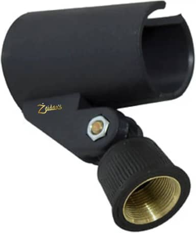 Zaidan’s Cachimbo para Microfone com Fio – Nylon resistente com rosca metálica 5/8 – Compatível Diametro de Mic 23 mm e 27 mm – Fabricante Visão Musical – Preto