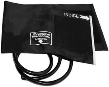 Braçadeira C/Manguito Para Esfigmomanômetro Premium Preto