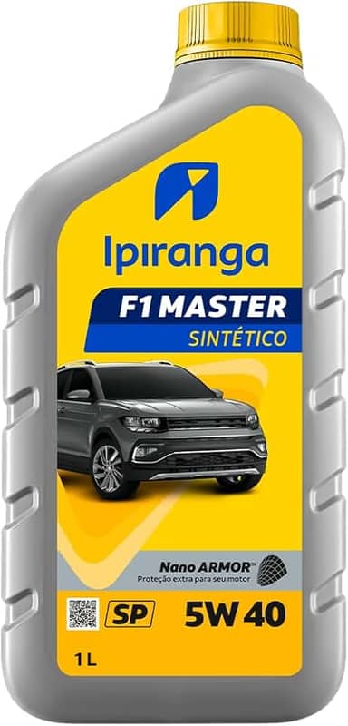 Óleo Sintético 5W40 Ipiranga F1 Master API SP 1 Litro