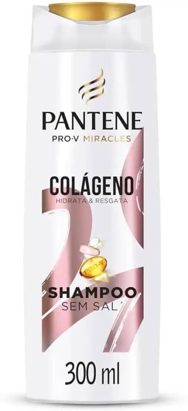 Shampoo Pantene Colágeno Hidrata e Resgata 300ml, Pantene