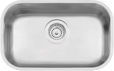 Cuba para Cozinha em Inox Retangular 47x30cm Cromo Acetinado