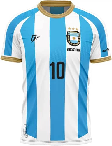 Camiseta Filtro UV Argentina Copa Tri Campeã Campeones