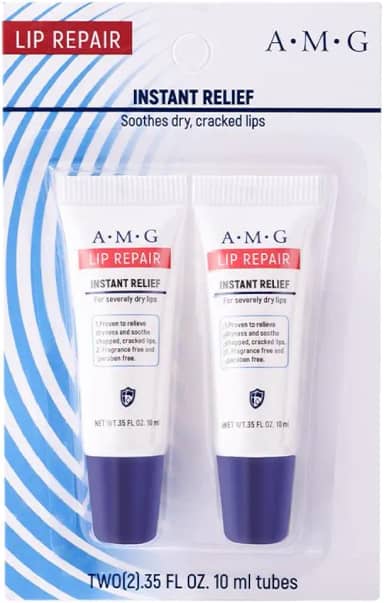 Reparador Labial, 2 Tubos de 10ml, Hidratante com Manteiga de Karité, Glicerina e Cera de Abelha, Alívio Instantâneo para Lábios Secos e Rachados