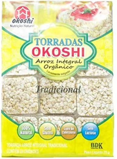 Torrada Orgânica Zero Glúten Okoshi Com 75g