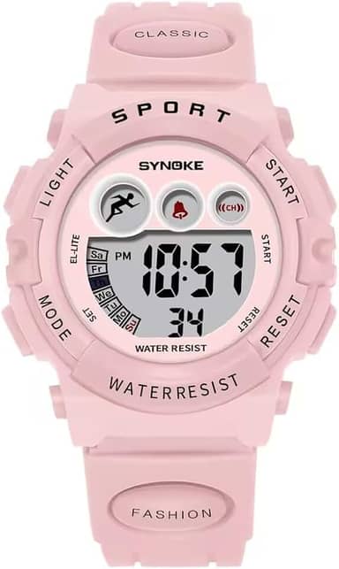 Relógio infantil digital esportivo para meninos e meninas ao ar livre multifuncional cronógrafo à prova d'água despertador calendário relógios de pulso para crianças