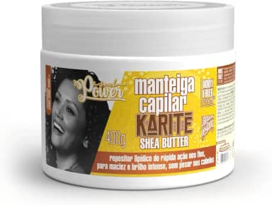 Manteiga Karité Soul Power - Hidronutrição, Maciez e Brilho - 400g