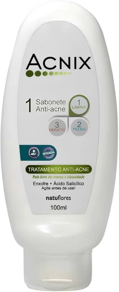 Sabonete Anti-Acne Acnix 100ml Natuflores