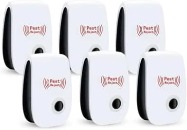 Kit 10 Repelente Ultrassônico Tomada Paki Anti Insetos Mosquitos Baratas Formigas Sem Cheiro Silencioso Bivolt Plug Elétrico Brasil