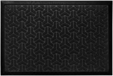 Tapete De Entrada Capacho Waterkap Residencial 60Cm X 40Cm Cor:Preto
