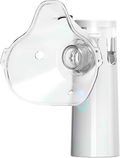 Nebulizador Inalador Portátil Mesh Rede Vibratória Relaxmedic Branco Tratamento Respiratório Eficaz para Tosse, Asma, Sinusite e Bronquite Silencioso e Compacto Fácil Utilização Ideal para Adultos e Crianças