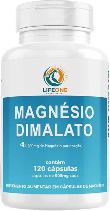 Magnesio Dimalato 120 Cápsulas Life One
