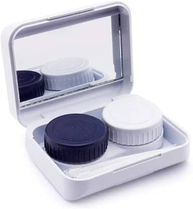 Porta Lente De Contato Com Pinça E Espelho