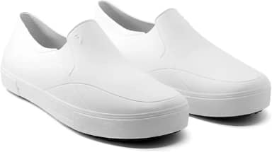 Tenis Sapato Hospitalar Antiderrapante Cozinha Restaurantes Hotel Enfermagem Limpeza Impermeável Branco Ou Preto