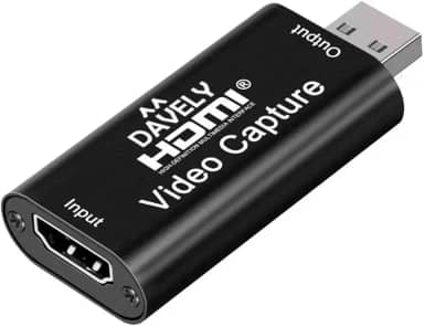 Placa de Captura de Vídeo HDMI 4K Cam Link USB 2.0 – Conversor e Adaptador de Áudio e Vídeo para Streaming, Transmissão e Gravação em Alta Definição - Premium