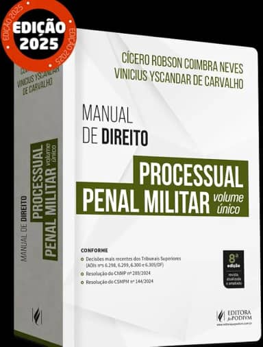 Manual de Direito Processual Penal Militar - Volume Único - 8ª Edição (2025)