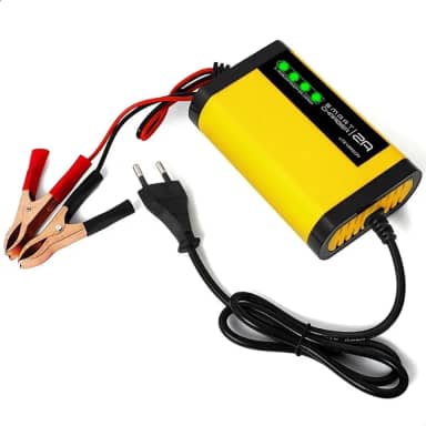 Carregador De Bateria, Carregador Carro Automotivo Moto 12v, Para Carros E Motos Proteção Automática