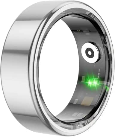 Smart Ring Health Tracker, Anillo Inteligente para Hombre, Anéis de Saúde para Mulheres e Homens, Anel de Sono de Baterias de Longa Duração, Rastreador de Fitness Impermeável