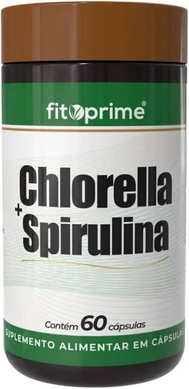 Chlorella + Spirulina 60 Cápsulas Fitoprime