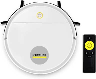 Kärcher Robô Aspirador de Pó RCV 1 controle remoto 3 modos de limpeza sensor anti-queda e de colisão – Bivolt