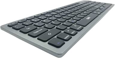 Teclado Bluetooth 5.0 Slim Prime OEX TC504 ABNT2 Prata
