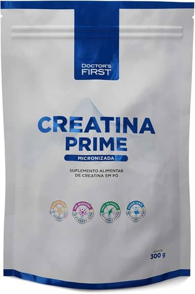 Creatina Monohidratada Micronizada,PURA, 200 MESH, maxima absorção, 300g, Doctor's First