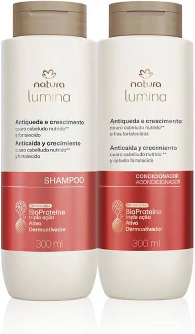 Kit Shampoo e Condicionador Lumina Antiqueda e Crescimento