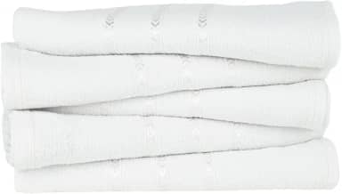 Kit com 20 Toalhas de Banho Viena Prática Ótima Absorção e Custo Benefício 100% Algodão (70x120cm) (Branca)