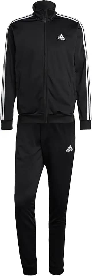 fato de treino Roupa esportiva básica de tricot com 3 listras, Adidas, masculino