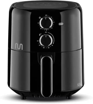 Fritadeira Elétrica sem óleo Air Fryer 3,5L 1500W 127V com Pegador de Alimento Preto Multi - GO213