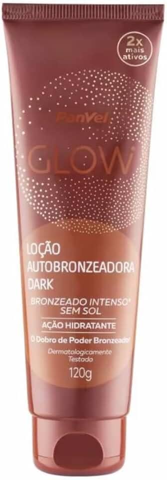 LOÇÃO AUTOBRONZEADORA PANVEL GLOW ESCURO 120G