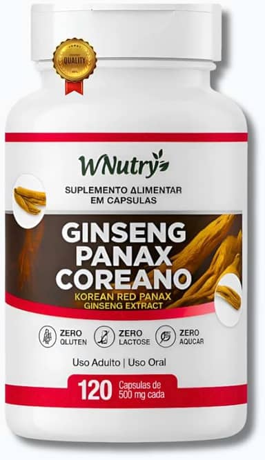 Ginseng Premium WNutry 120 Cápsulas 500mg