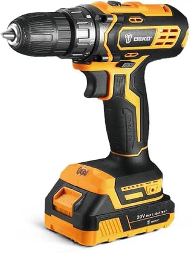 Parafusadeira Furadeira 3/8 Polegadas 20V com Bateria e Carregador Bivolt - Deko