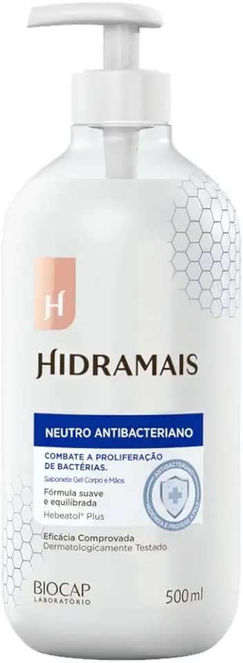 HIDRAMAIS Sabonete Liquido Hidramais Antibacteriano Neutro 400Ml + 100Ml Gratis