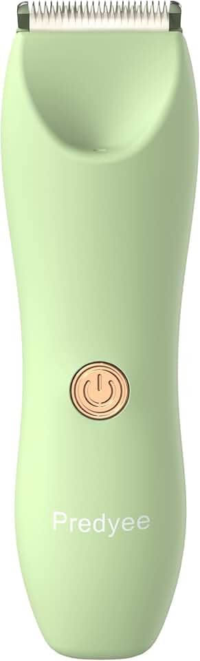 Aparador de pelos corporais Manscape para mulheres e homens – Navalha elétrica à prova d'água para linha de biquíni e pelos pubianos, seguro para pele sensível, silencioso, recarregável, fácil