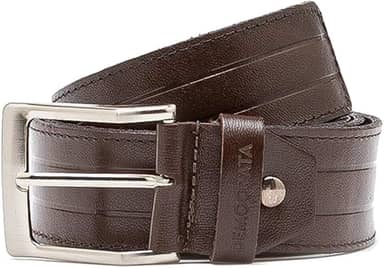 Cinto Masculino Democrata Couro Largo Fit