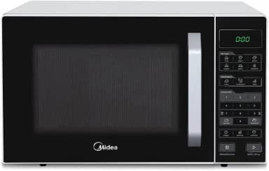 Forno Micro-ondas 35L Branco e Preto Midea 220V MXSA35P2