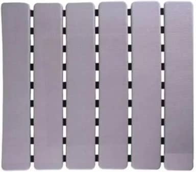 Tapete Estrado Antiderrapante para Box Banheiro STM Plastic 53x48 (1, Cinza)
