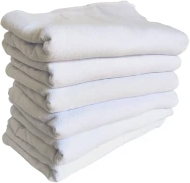 Jogo 12 Pano De Prato Liso Copa Cozinha Borda Pintar