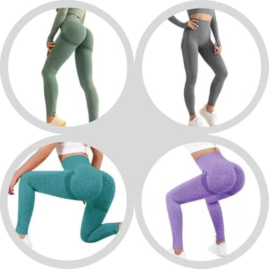 Calça Legging Empina Levanta Bumbum Fitness Sem Costura Dry Treinar Malhar Academia Feminino Mulher Tamahho Único Veste do 36 ao 42