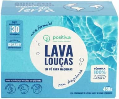 Lava Louças em Pó para Máquinas 450g - positiv.a eco
