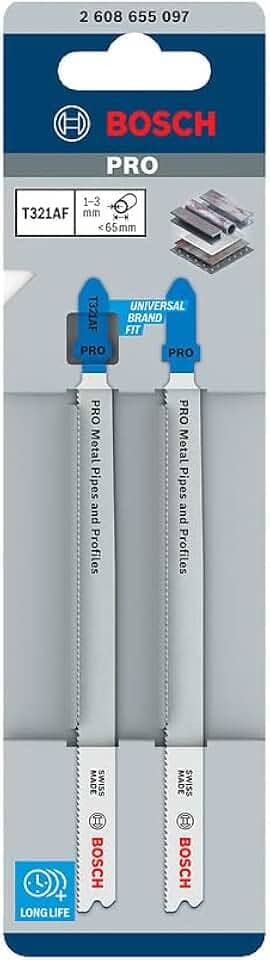 Bosch 2 Lâmina serra tico-tico PRO Metal Pipes&Profiles T321AF