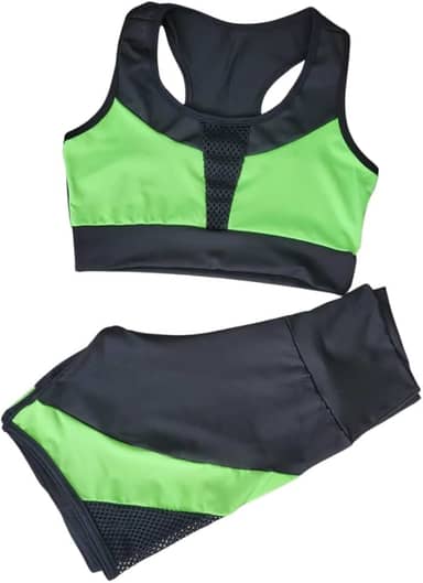 Conjunto Plus Size Feminino Academia – Top e Short Cintura Alta Suplex