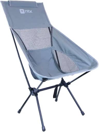 NTK, Cadeira Compact Dobrável Compacta para Atividades ao Ar Livre, Camping, Trilha, Pesca e Lazer, Peso Suportado até 90kgs.
