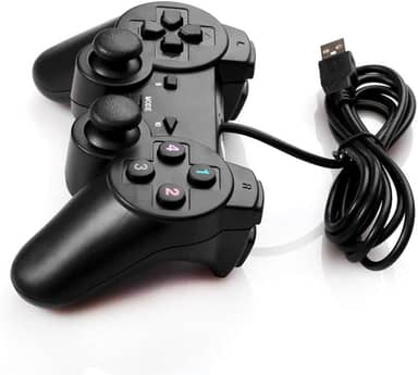 Joypad com fio USB 2.0 controle de jogo gamepad joystick para PC e laptop